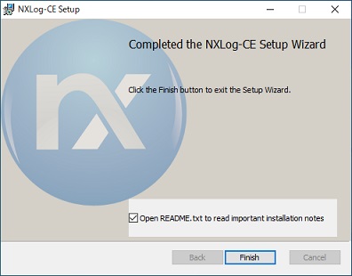 NXLog Community Edition インストール 5