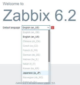 Zabbix画面 1