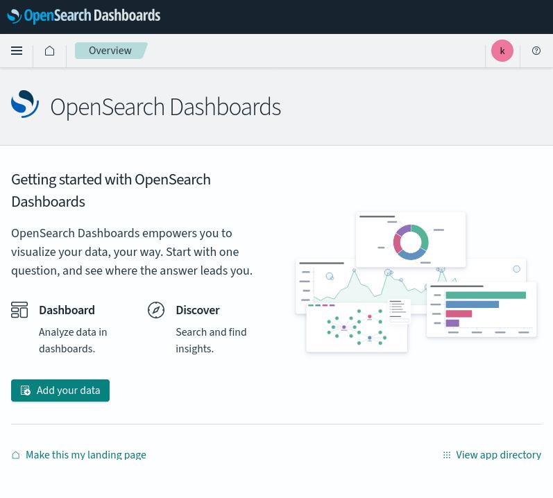 OpneSearch Dashboards画面 6