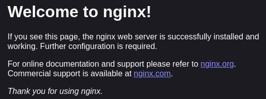 Nginx画面