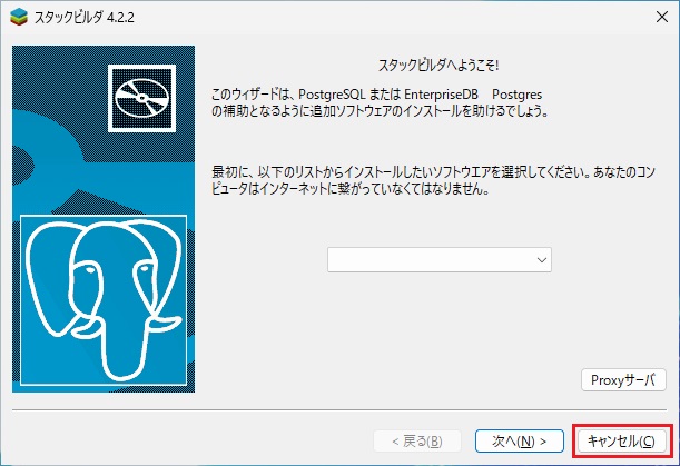 PostgreSQL インストール 12