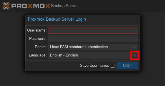 Proxmox Backup Serverへのログイン 3