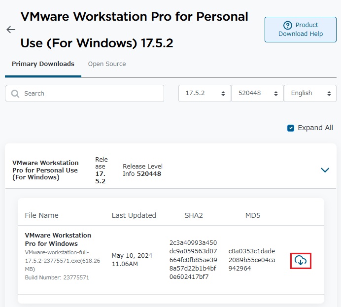 VMware Workstation Proダウンロード 6