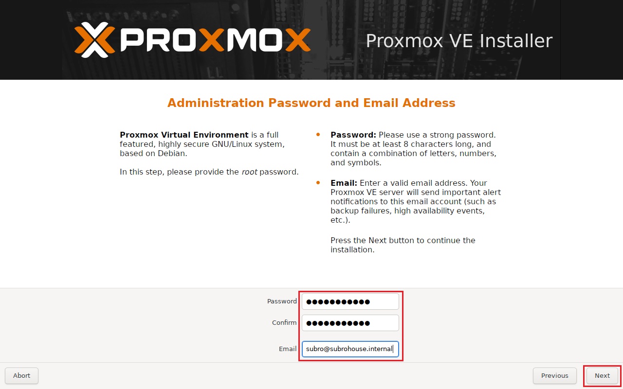 PROXMOXインストール 6