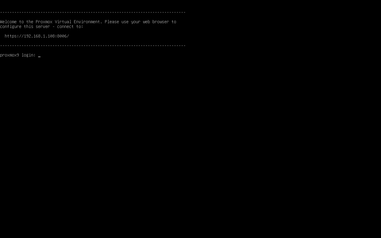 PROXMOXインストール 10