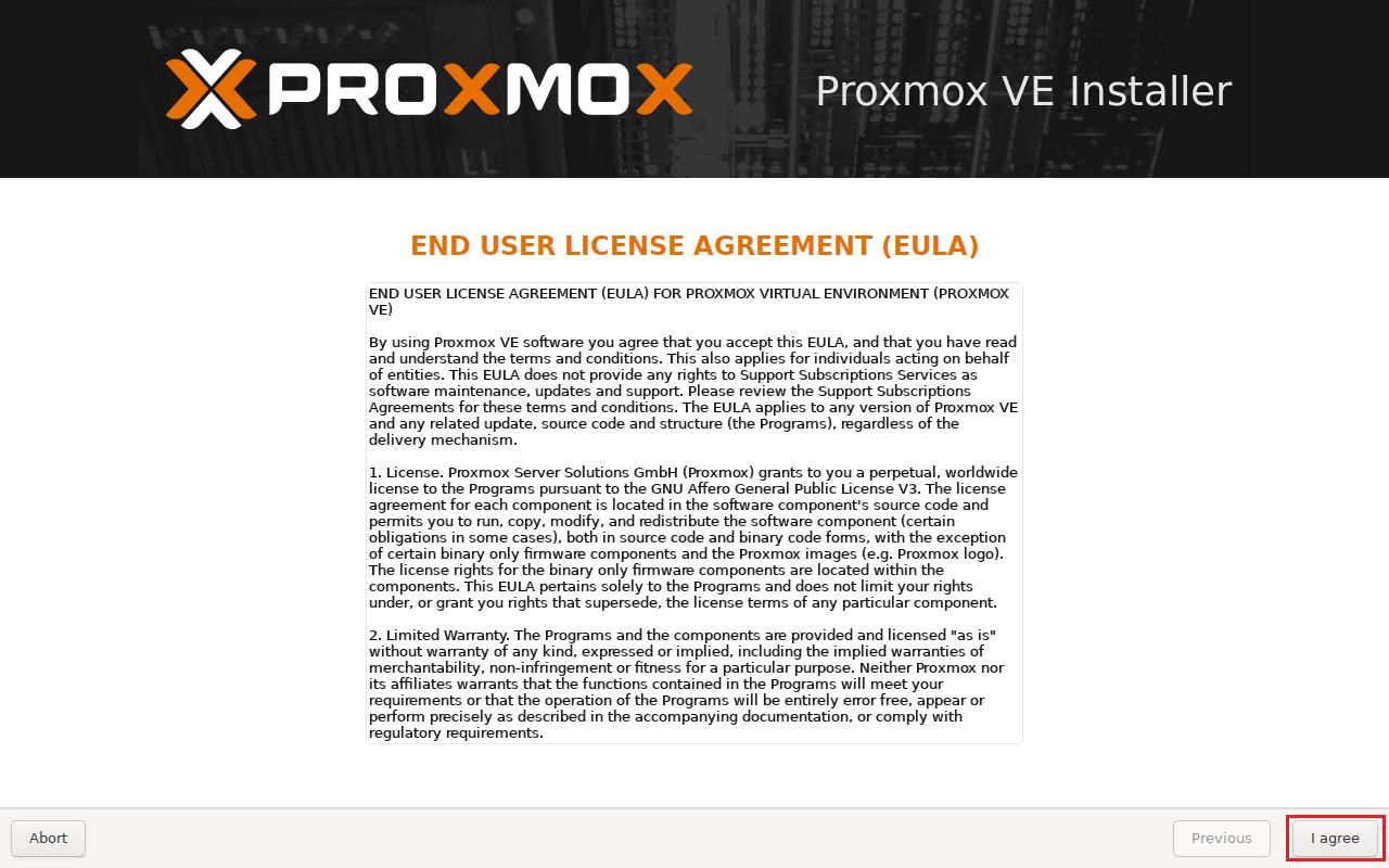PROXMOXインストール 2