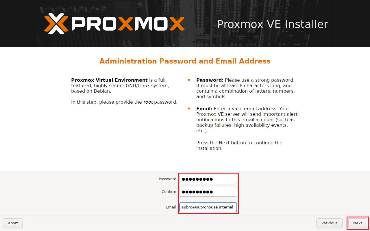 PROXMOXインストール 5