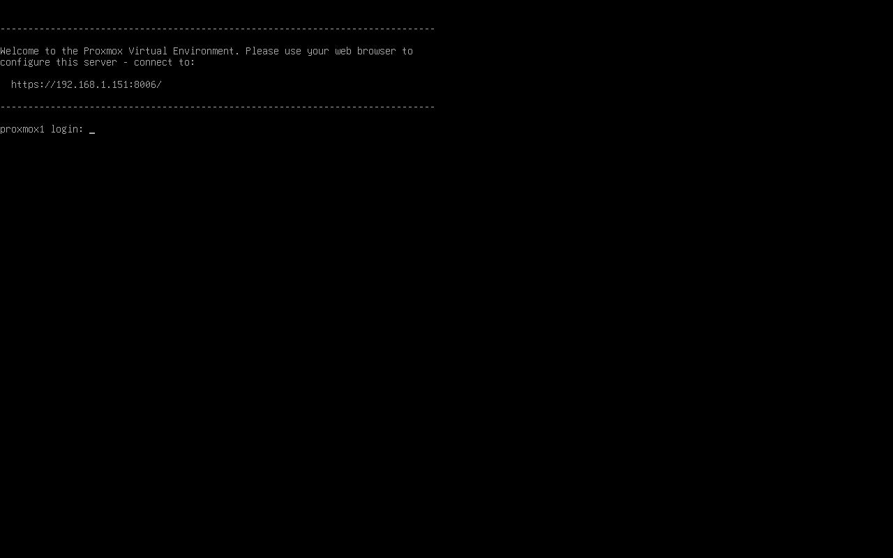 PROXMOXインストール 9